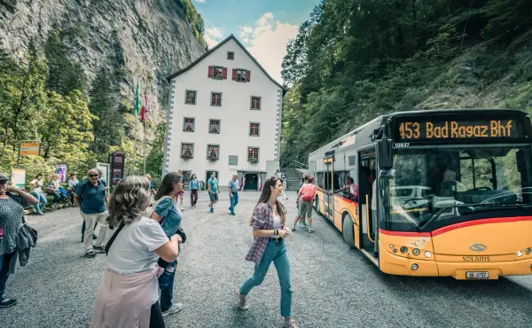 Die Taminaschlucht in Bad Ragaz