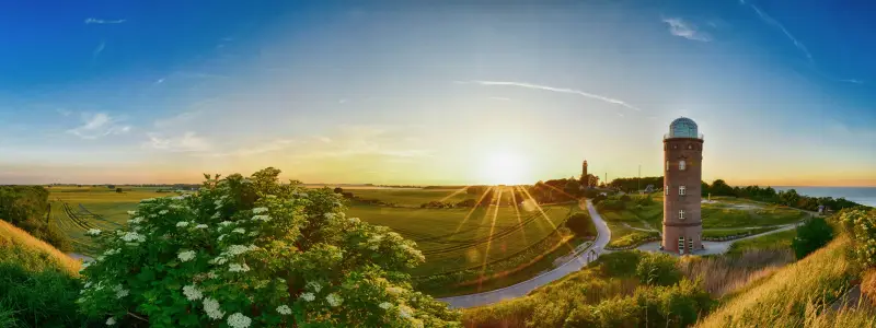 Sommersonnenwende am Kap Arkona auf Insel Rügen