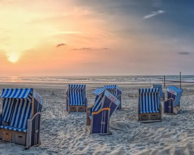 Norderney Panorama am Strand
